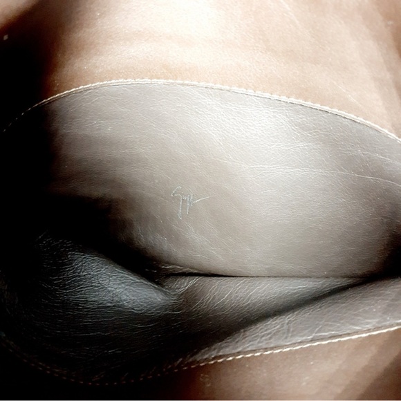 Giuseppe Zanotti Suede & Leather Knee-High Riding Boots - Picture 10 of 12